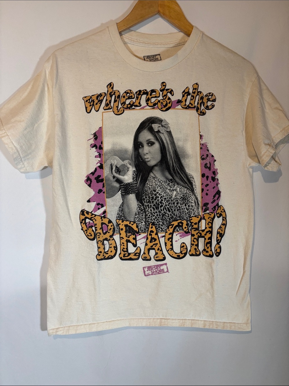 Jersey shore - Snooki - Where's the Beach? - Cream Women’s Top
